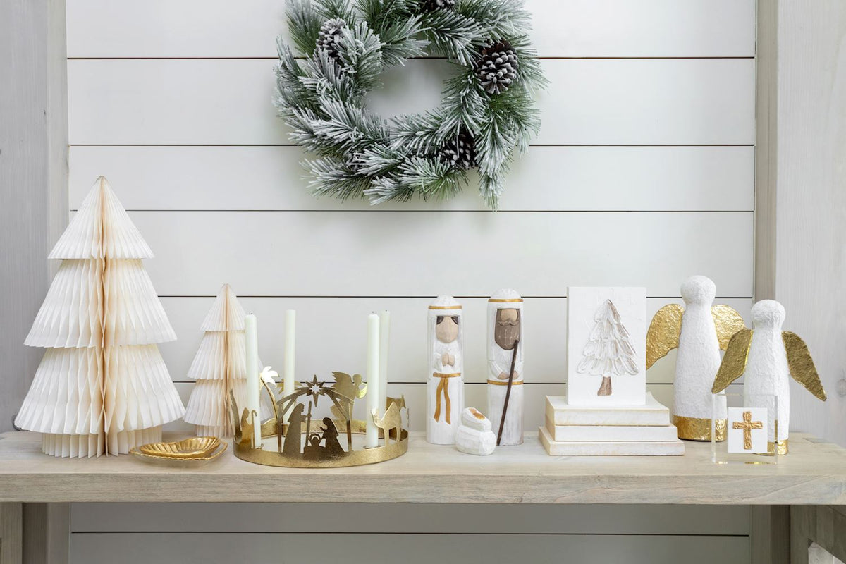 Nativity Carved Sitters Set