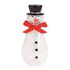 LG Glass Snowman Sitter