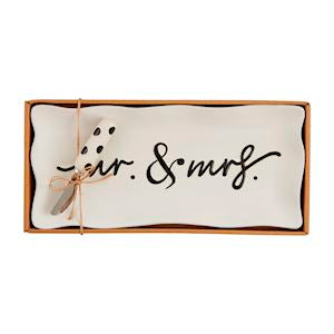 Mr. & Mrs. Hostess Tray Set