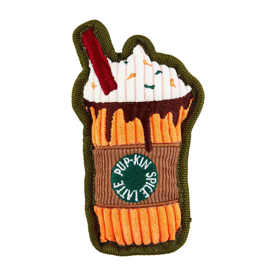 Pup-Kin Spice Latte Dog Toy