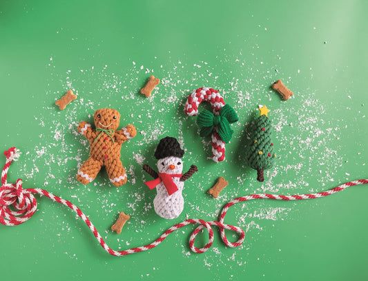Christmas Rope Pet Toy -4 Colors