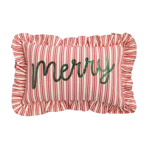 Christmas Sequin Pillow -3 Colors