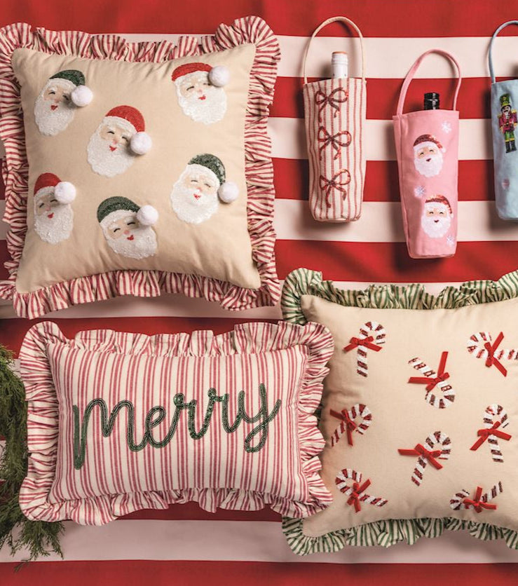 Christmas Sequin Pillow -3 Colors