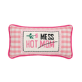 Pink Mom Needlepoint Mini Pillow -2 Styles