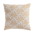 Beaded Bow Pillow -2 Sizes