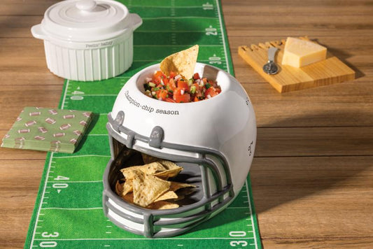 Football Helmet Chip & Dip Platter