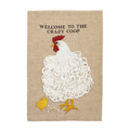 Farm Animal Embroidered Hand Towel -3 Styles