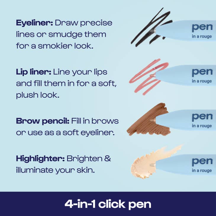 Pen Pal 4-in-1 Makeup Touch Up Pen- Mauve
