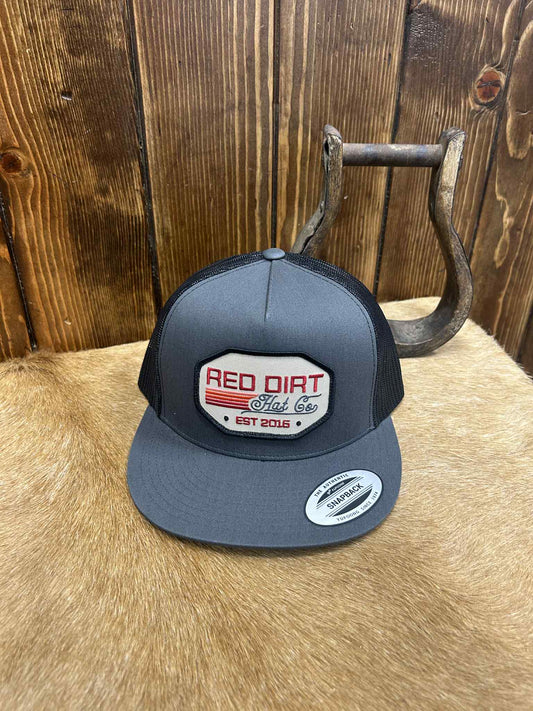 Red Dirt Hat Company Sundown Charcoal Black Hat