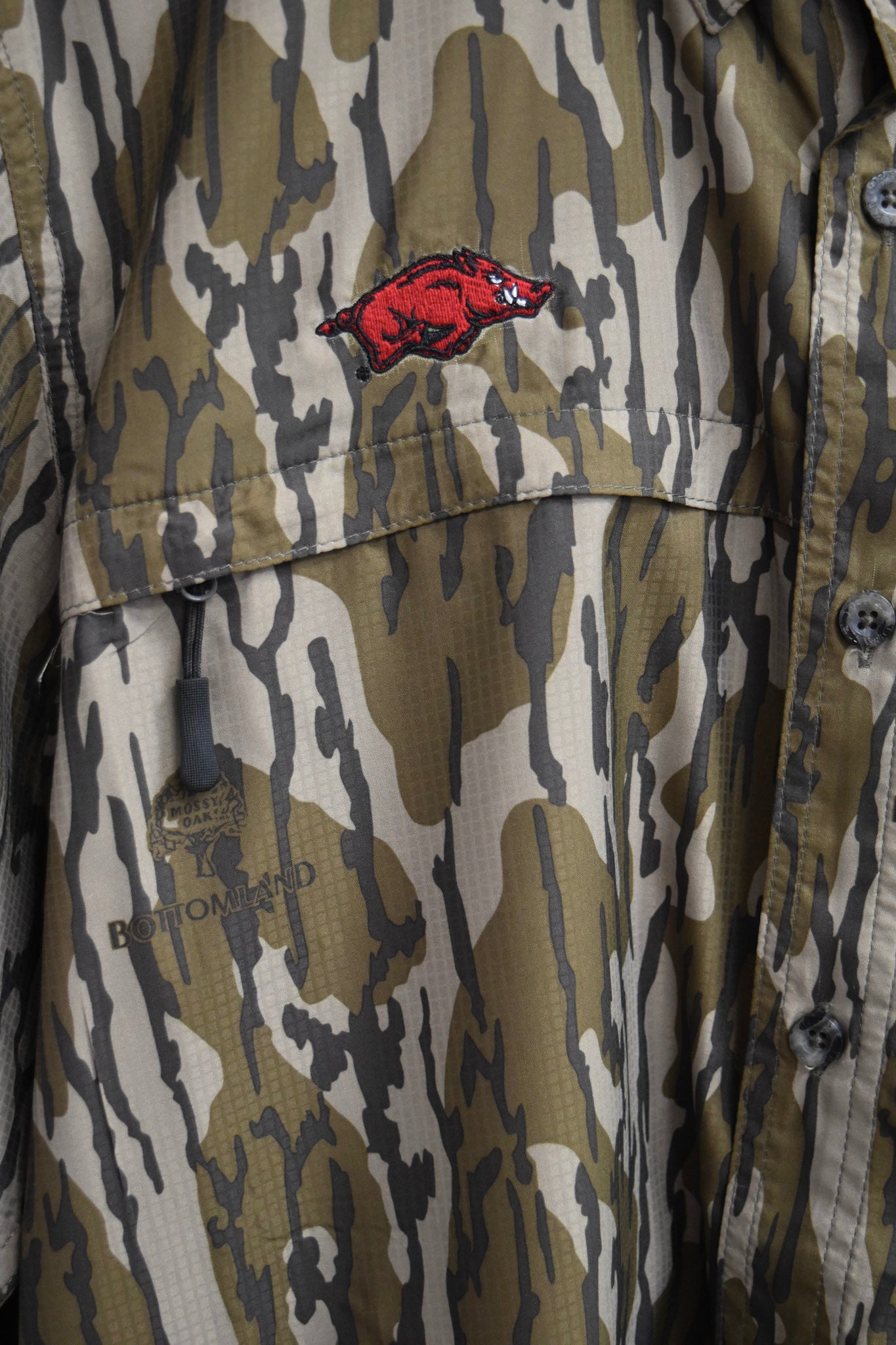 Drake Men's 8-Shot Flyweight Shirt With Razorback Logo - 2 Colors