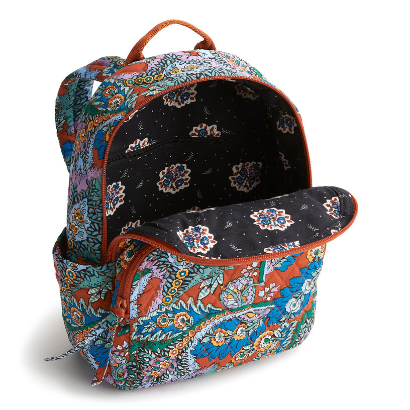 Vera Bradley Small Banbury Backpack- Flowers & Feathers