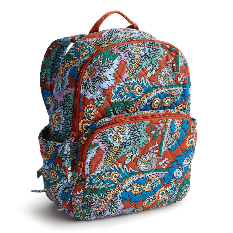 Vera Bradley Small Banbury Backpack- Flowers & Feathers