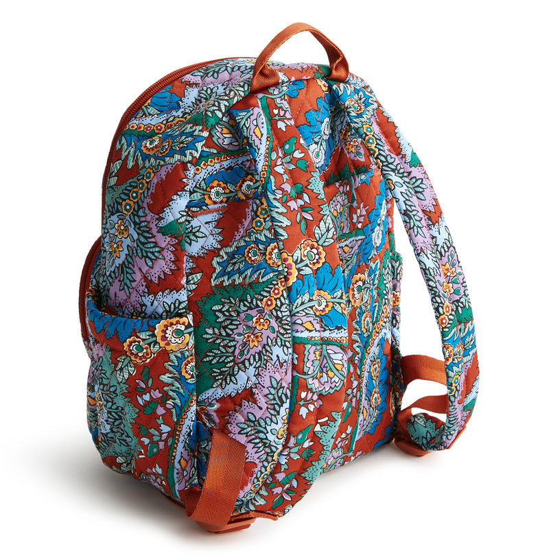 Vera Bradley Small Banbury Backpack Flowers Feathers