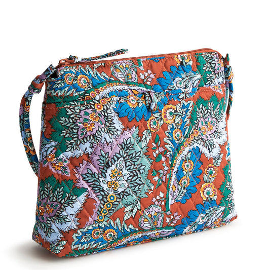 Vera Bradley Original Hipster- Flowers & Feathers