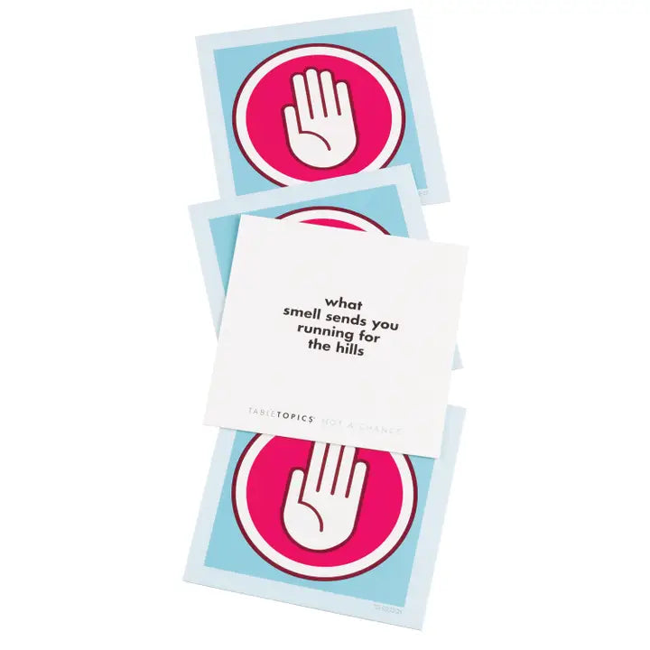 Tabletopics Not A Chance - Conversation Starter Questions