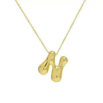 Initial Waterdrop Necklace - Gold or Silver