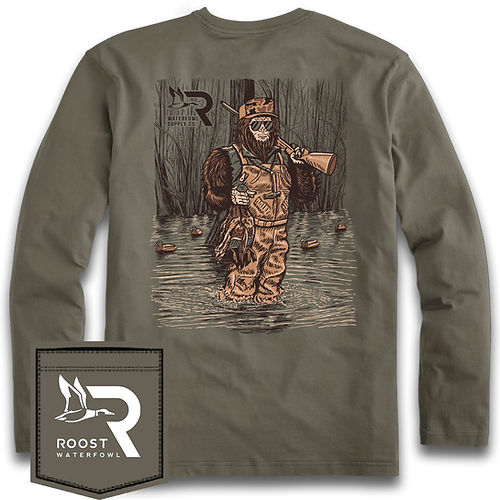 Roost Sasquatch Long Sleeve Tee- Tumbleweed