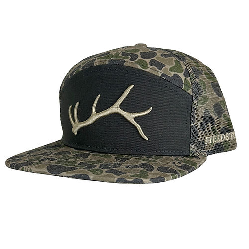 Fieldstone 7 Panel Backwoods Shadow Shed Hat- Camo