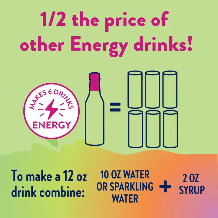 Sugar Free Peach Mango Energy Syrup