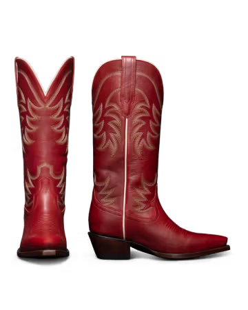 The Annie Scarlet Cowhide Women's Boot by Tecovas