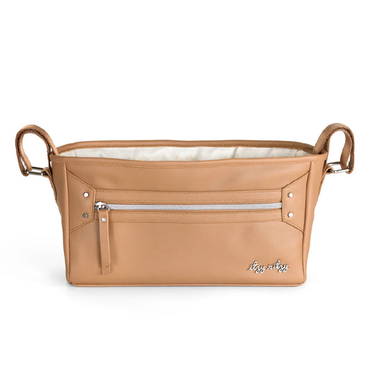 Chai Latte Tan Stroller Caddy - Handy Stroller Storage