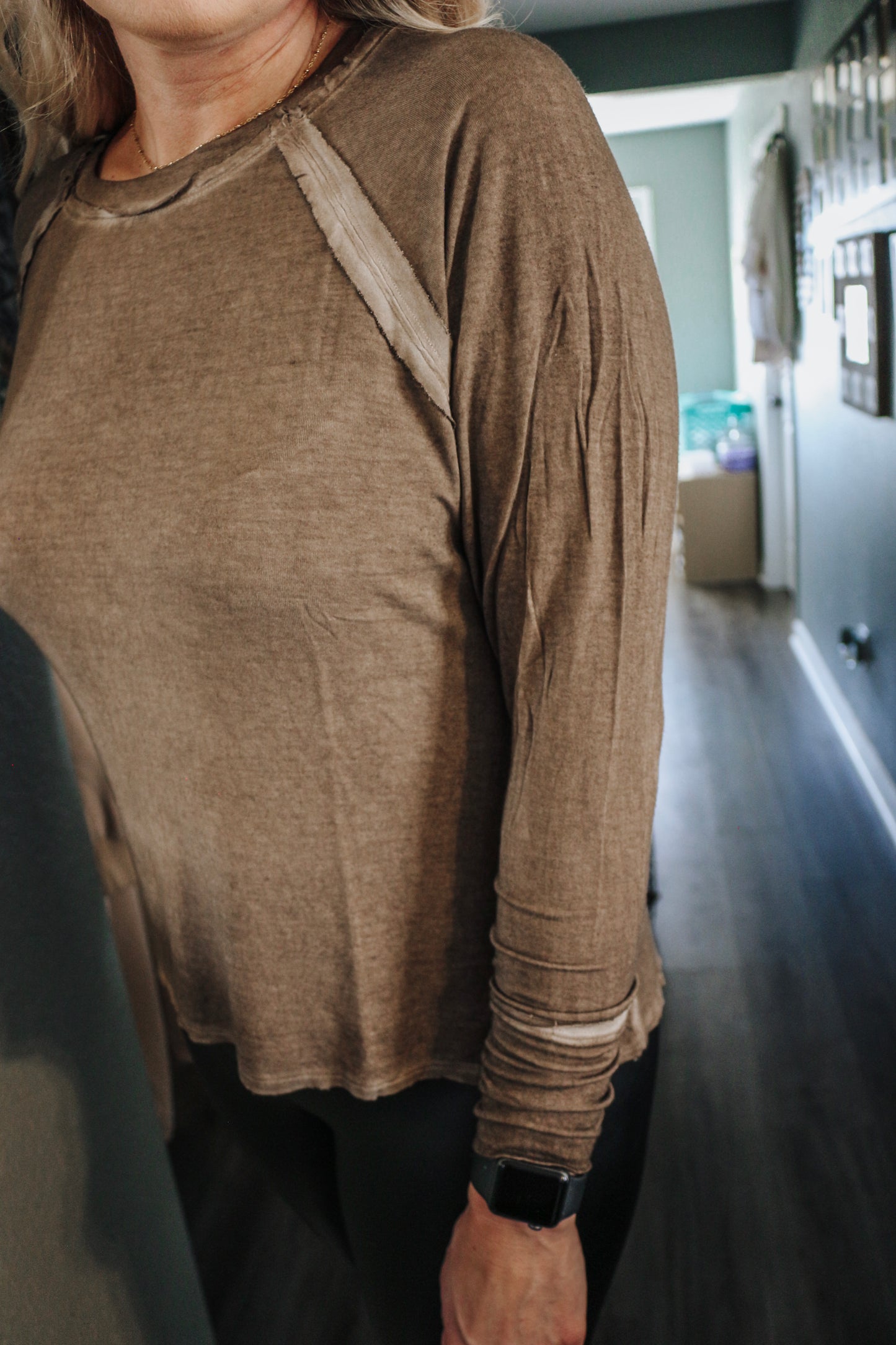 Basic Feelings Mocha Brown Top