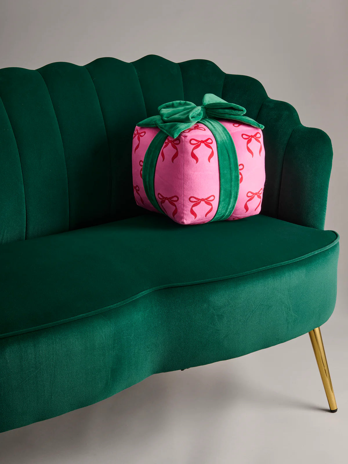Gift Box Christmas Throw Pillows