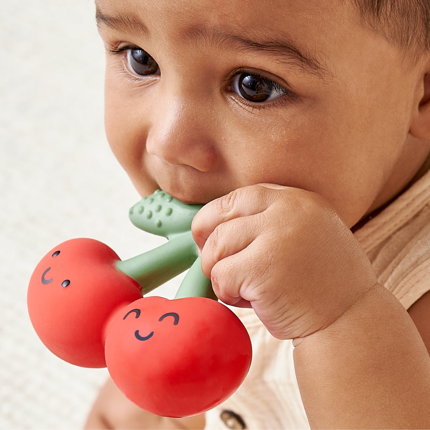 Cherry Comfort Crew™ Natural Rubber Latex Teether
