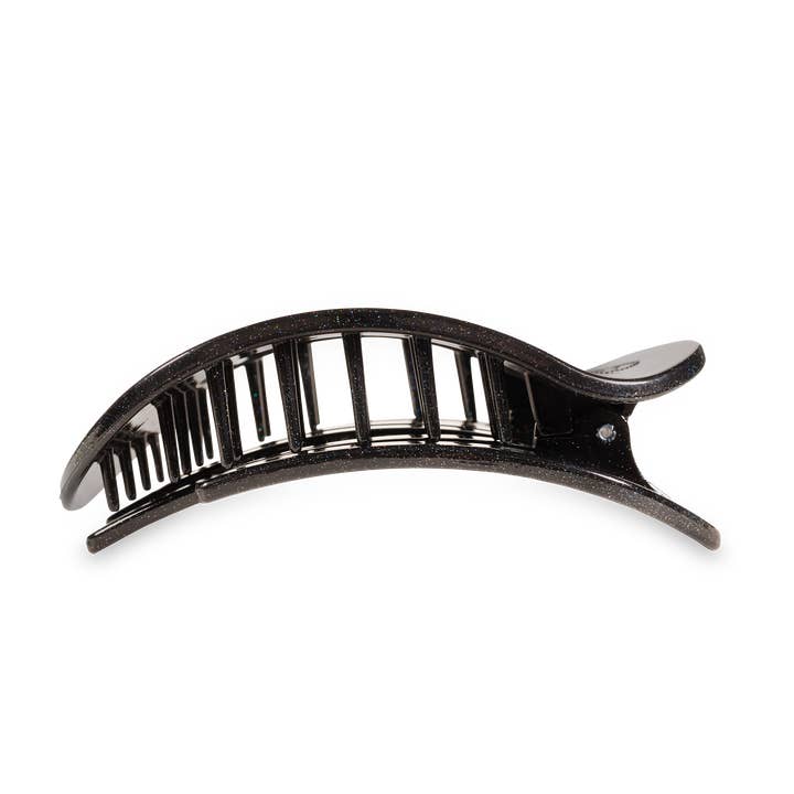 Round Flat Hair Clip Large- Midnight Magic