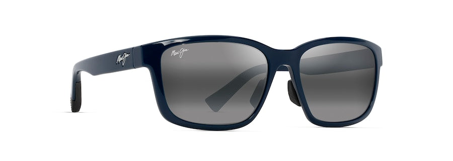 Maui Jim Lehiwa Asian Fit Sunglass- Shiny Blue Grey