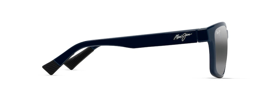 Maui Jim Lehiwa Asian Fit Sunglass- Shiny Blue Grey