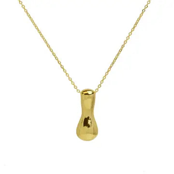 Initial Waterdrop Necklace - Gold or Silver