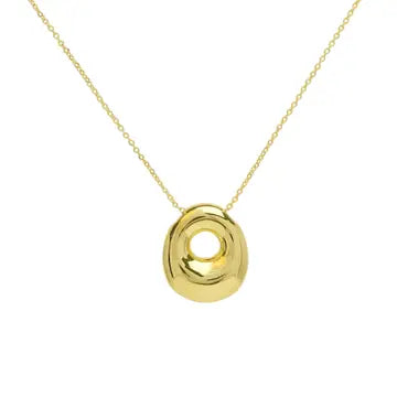 Initial Waterdrop Necklace - Gold or Silver