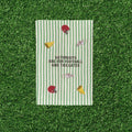 Football Embroidered Hand Towel