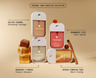 Touchland seasonal collection: Salted Caramel, Cranberry Fizz, Midnight S'mores, Spiced Pumpkin-Tini