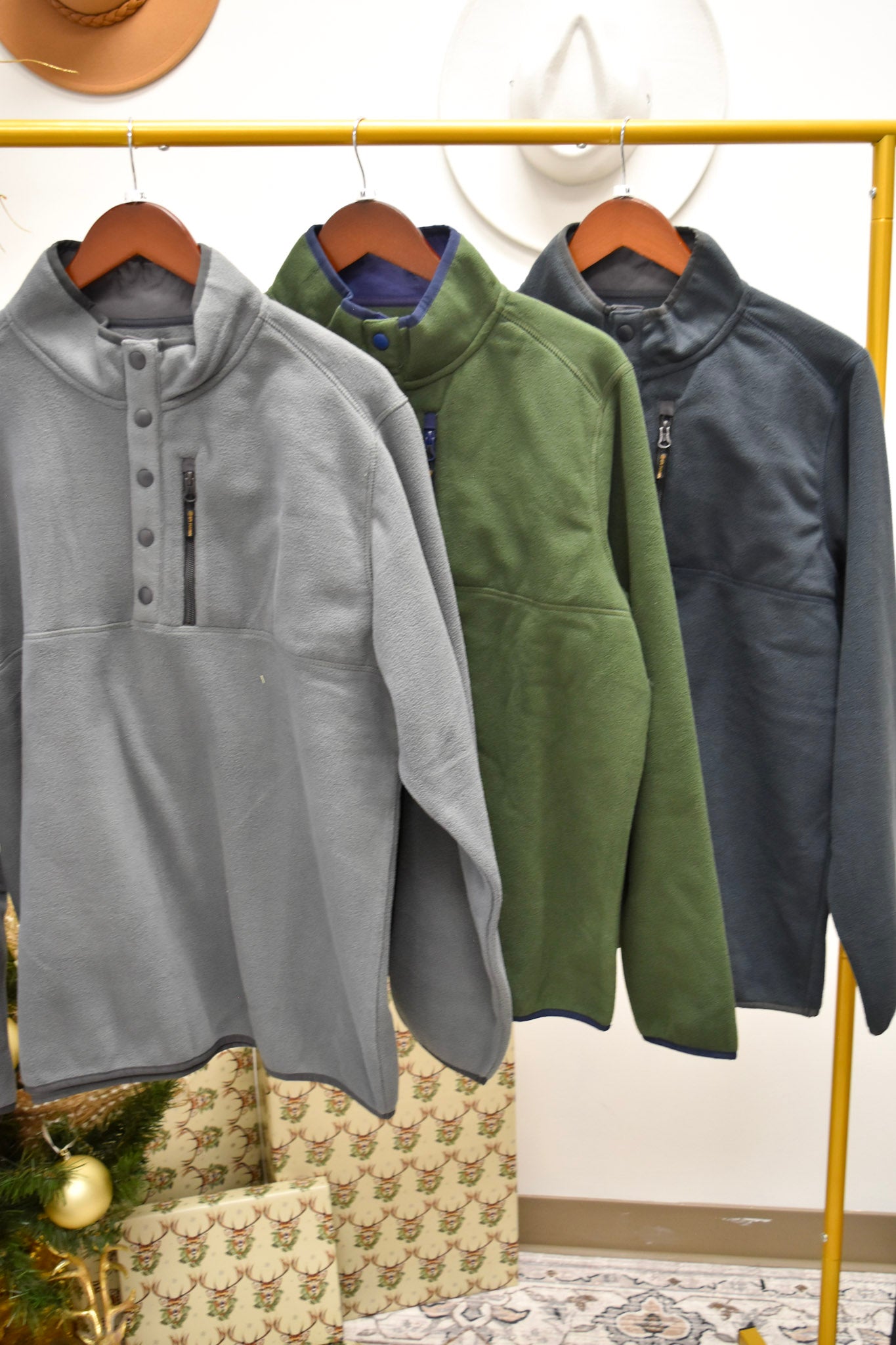 FX Fusion Men's Mock Fleece 1/4 Snap Pullover - 3 Colors