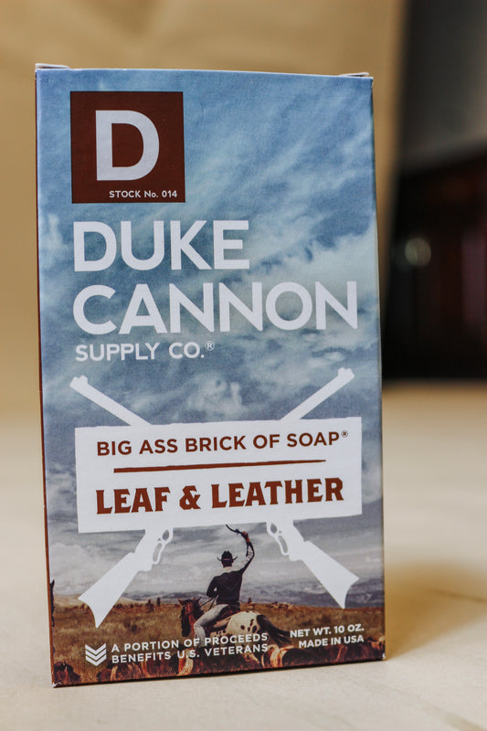 Big Ass Brick of Soap - Leaf and Leather