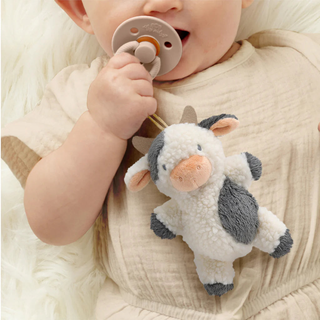 Cow Bitzy Pal™ Natural Rubber Pacifier & Lovey