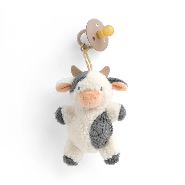 Cow Bitzy Pal™ Natural Rubber Pacifier & Lovey