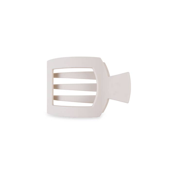 Square Small Flat Hair Clip- Toasted