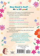 God Is So Good devotions for girls, back cover