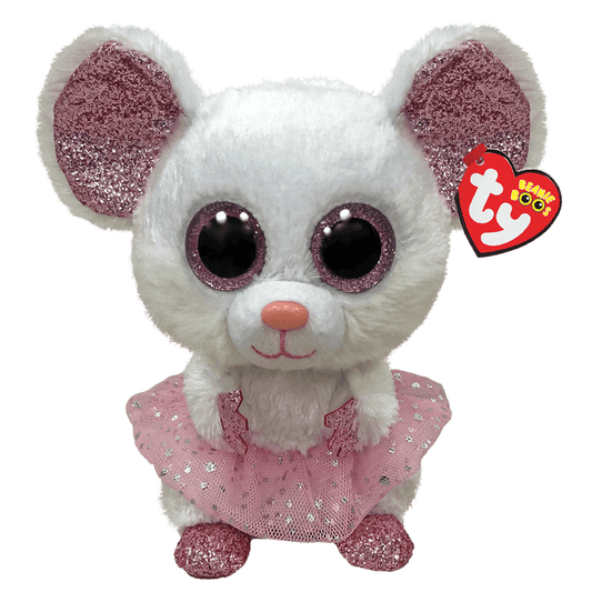 Beanie Baby White Ballerina Mouse- Nina