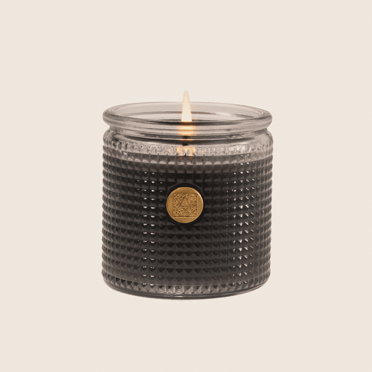 Smoked Vanilla & Santal 6oz Texted Glass Candle