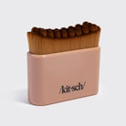 Terracotta Kitsch Lymphatic Contour Face Brush, angled front view
