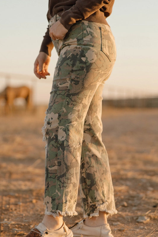 Camo Kreek Distressed Jeans