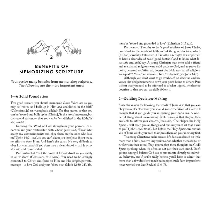 Men's Scripture Memory Guide