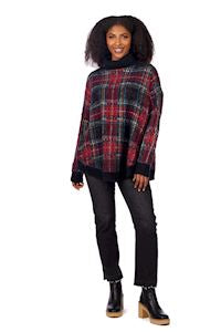 Cozy Spirit Cara Plaid Sweater -2 Colors