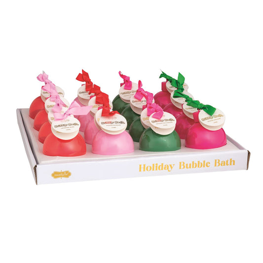 Holiday Bubble Bath Ornaments -4 Colors