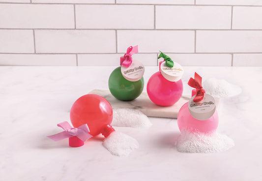 Holiday Bubble Bath Ornaments -4 Colors