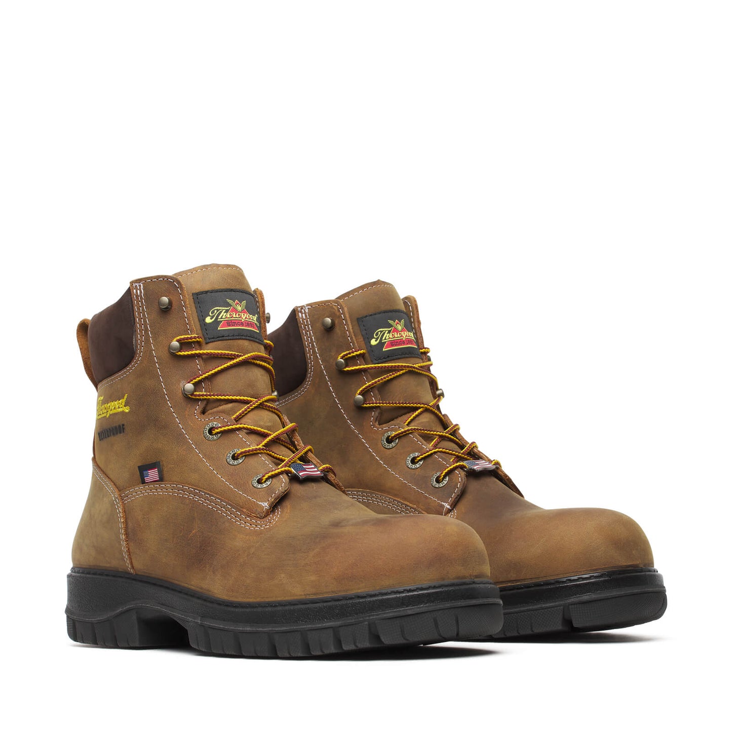 Thorogood Genesis Series 6 Inch Chestnut Nano Safety Toe Waterproof Boot